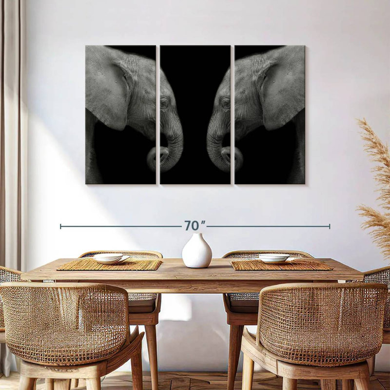 Elephant Sanctuary, 36" H x 57" W