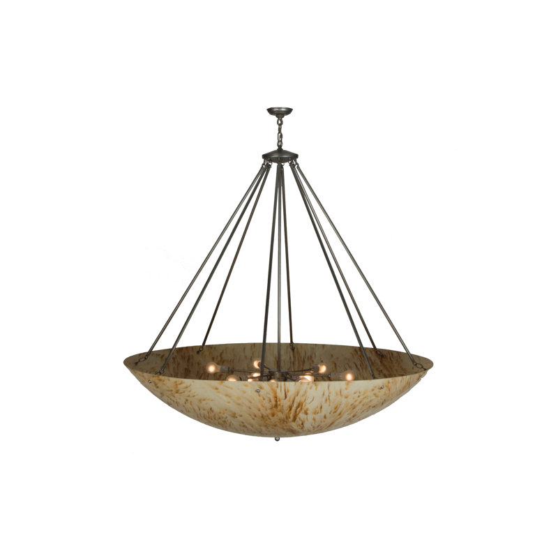 Madison 60" Nickel Glass LED Indoor/Outdoor Pendant