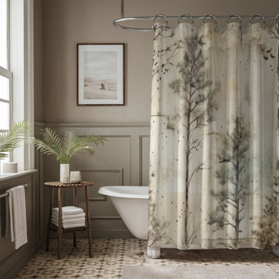Winter Silhouettes - Rideau de douche Premium
