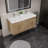 Boyu 47.1 " W Wall Mounted 1 Single Double Vanity Bathroom Vanity With Acrylic Top-1828493068