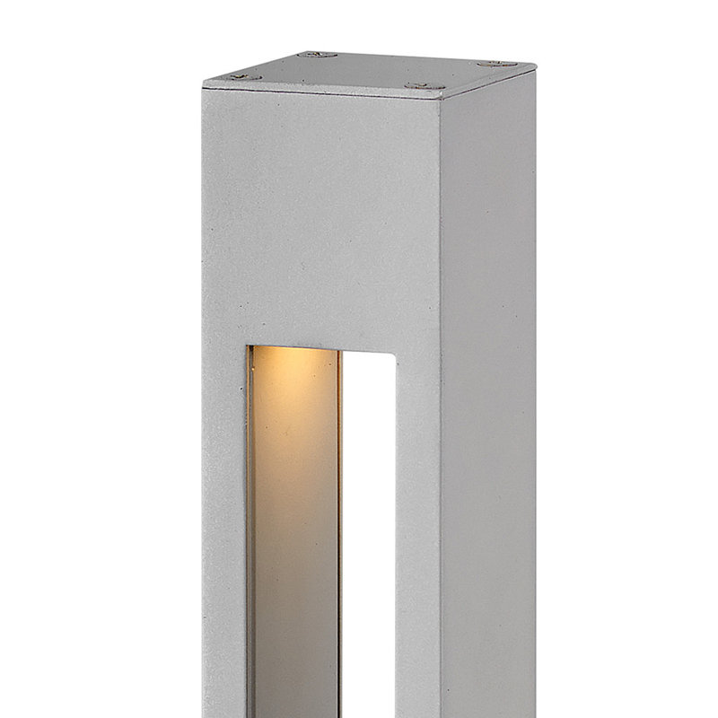 Atlantis Low Voltage Metal Bollard Light, Titanium