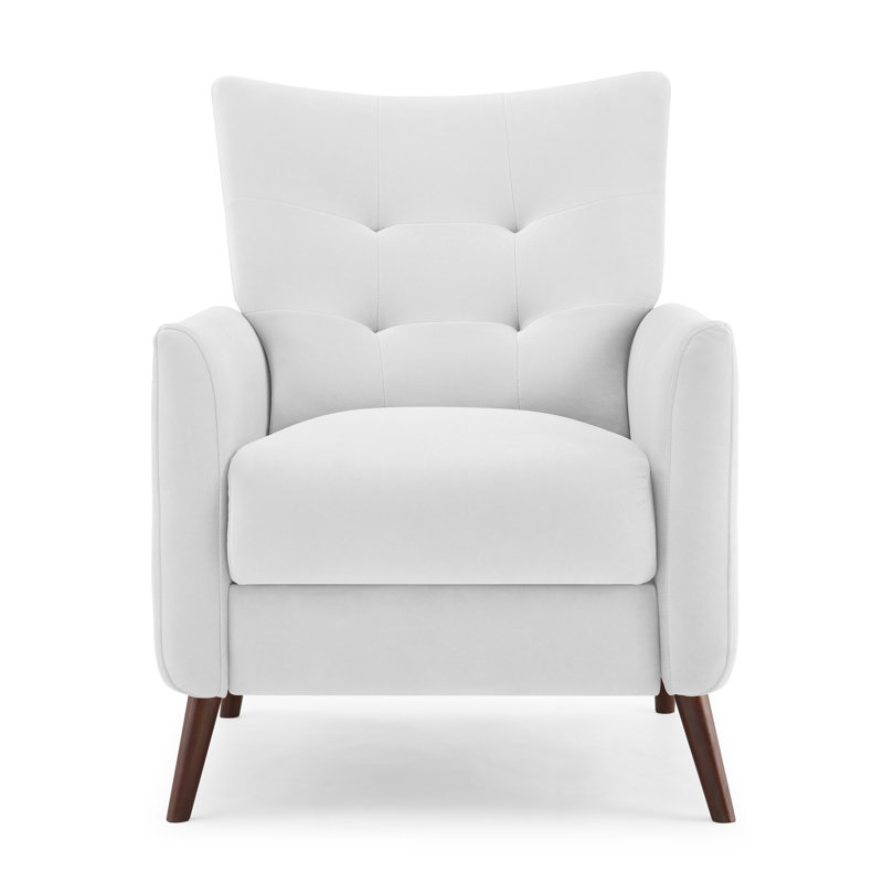 Fauteuil inclinable Ruso, Velours crème