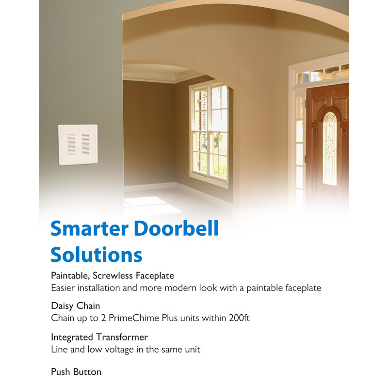 Primechime Plus 2 - Video Compatible Doorbell Chime Kit With Ecobee Adapter