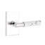 Select Round Single Dummy Door Lever with Rectangle Rosette-1425080876