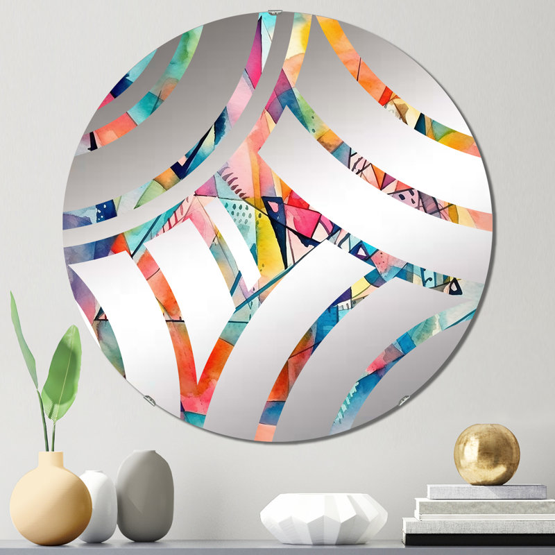 Generazio - Centre Wave Decorative Mirror, 31,4 po x 31,4 po