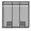Lavan 6 Door Manufactured Wood Wardrobe