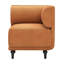 Chaise de coin Malben - brun