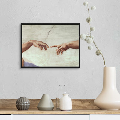 " Hands Of God And Adam, Detail From The Creation Of Adam "