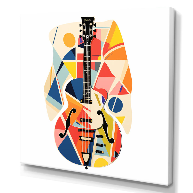Funky Guite Muse - fruits, art mural, H 16 po x l 16 po x P 1 po, Toile tendue