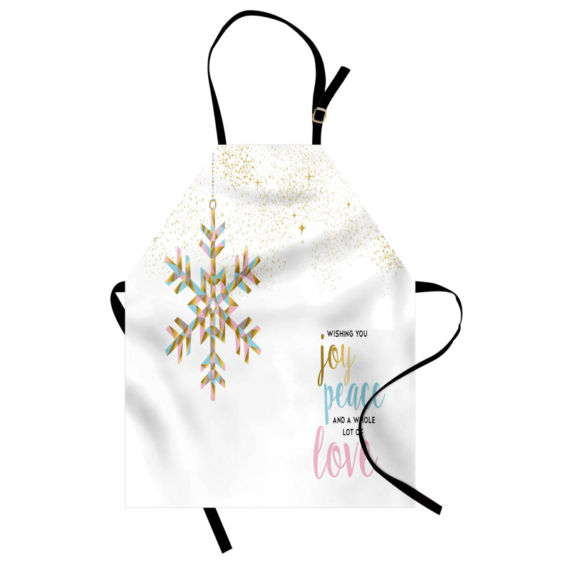 No Pattern Bib Apron