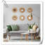6 miroirs décoratifs muraux, petits miroirs solaires en forme de cercle Espejos