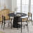 Solid Wood Dining Table Round Pedestal Kitchen Table-222948531-222948530