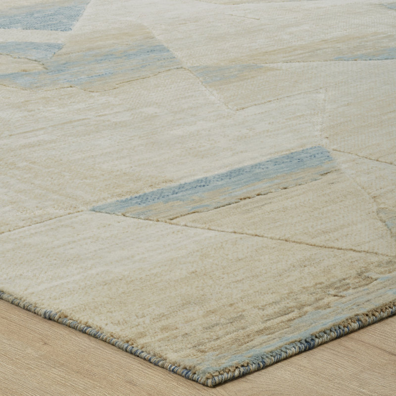 Wool Area Rug, Rectangle 3'6" x 5'6"