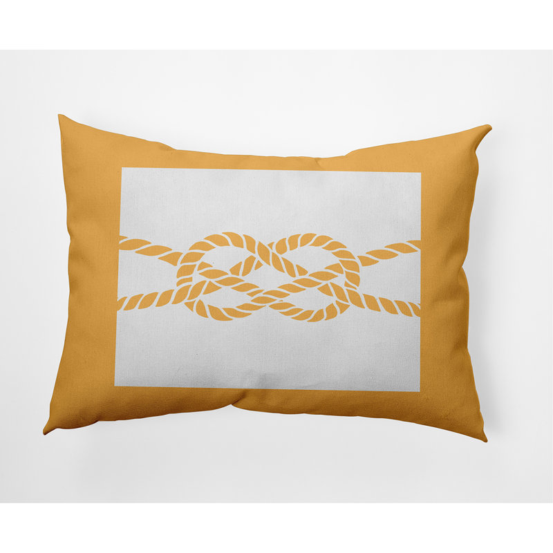 Housse de coussin rectangulaire avec insert Nautical Nights Nautical Nights, Jaune