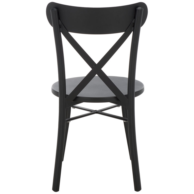 Outdoor Dining Side Chair, Black