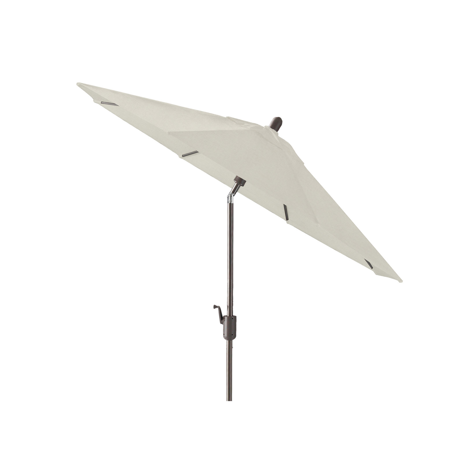 Natalie 104'' Outdoor Polyester Umbrella, Antique Bronze, Natural