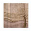 Arbre d'acacia Horizon II - paysage moderne en bois, décoration murale sur bois de pin naturel-1209966118