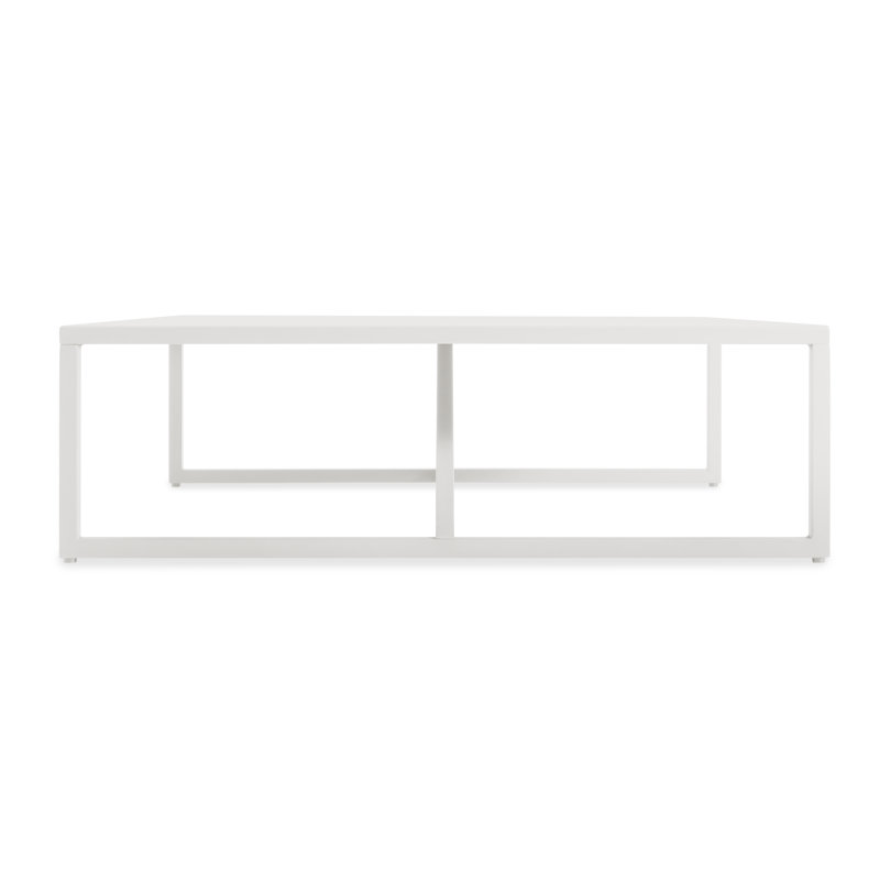 Strut Outdoor Coffee Table, Carbon, 14" H x 54" W x 20" D