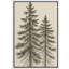 «Tall Pine Trees Classic Botanical Nature Art», reproduction d'art sur toile encadrée-120747934-120747933-120747925