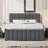 3 Drawers Upholstered Bed With Trundle-1031683955-1031683953