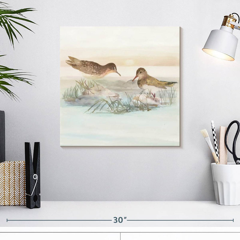 Crowle Beachside Birds IV, 16" H x 16" W