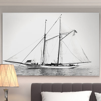« voilier yacht iii », reproduction d’impression