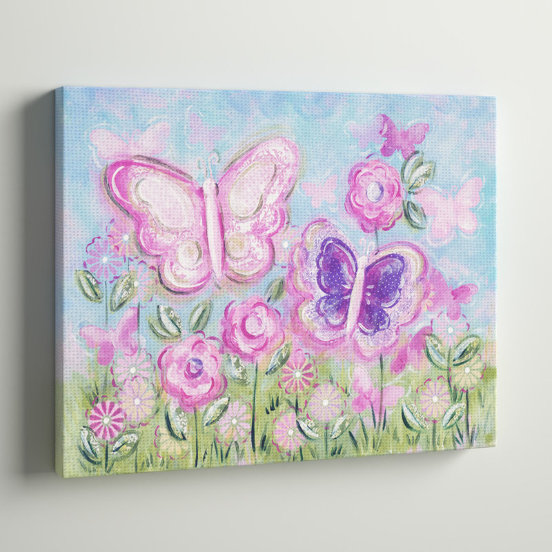 «Vada Butterflies», impression, H 16 po x l 20 po, Toile tendue