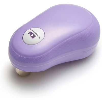 One-Touch Electric Can Opener: Auto Stop, Smooth Edge, Battery Operated