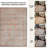 GLN Rugs Traditional Collection - Machine Washable Area Rug, Traditional Washable Rug, Non Slip Washable Rug, Low Pile Chenille Living Room Rug, Bedroom Rug, Kitchen Rug (Multicolor Rug)-1936234578