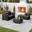 Dalton 5 Piece Sofa Seating Group with Cushions