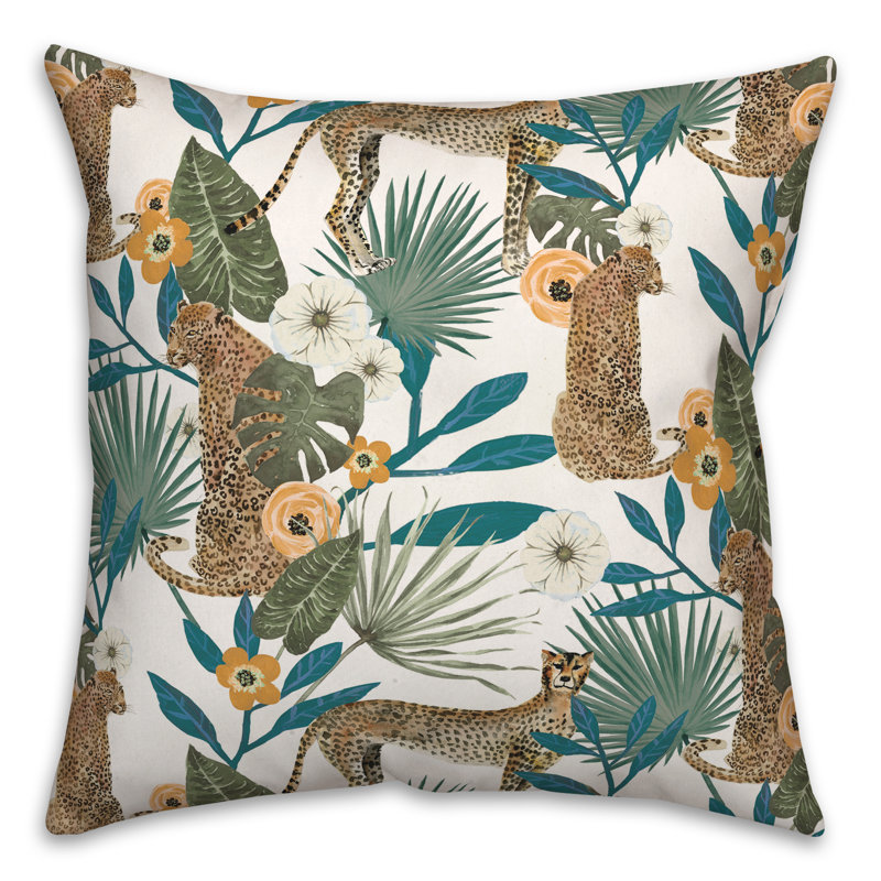  Coussin Floral, Blanc