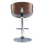 Tabouret de bar moderne pivotant rembourré Marana-1168484446