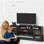 Console de télévision avec foyer électrique, rangement ouvert et armoires latérales-1516053667