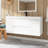 Cathlene 48'' Single Sink Wall Mounted Bathroom Vanity with Cultured Marble Top-976675003
