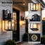 Black Outdoor Sconce