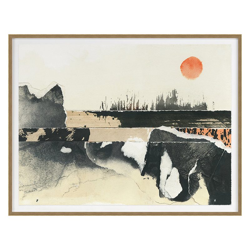 Rising Sun A Print by Ngo, PC, 42" H x 54" W, Oak Framed
