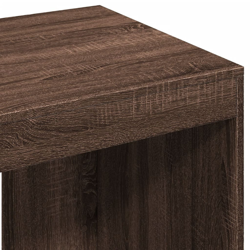 Desk, Brown oak/Look