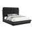 Queen Size Murphy Bed with a Shelf, Gray