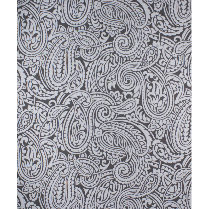 Wellton Cotton Blend Fabric, Gray/Black
