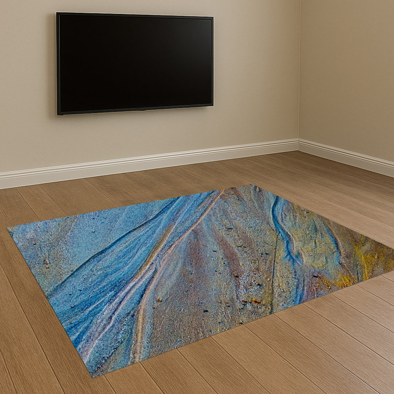 Abstract Area Rug, Rectangle 140 x 200 cm