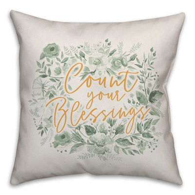  Coussin Count Your Blessings