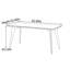 Table de salle à manger rectangulaire minimaliste-1338125063