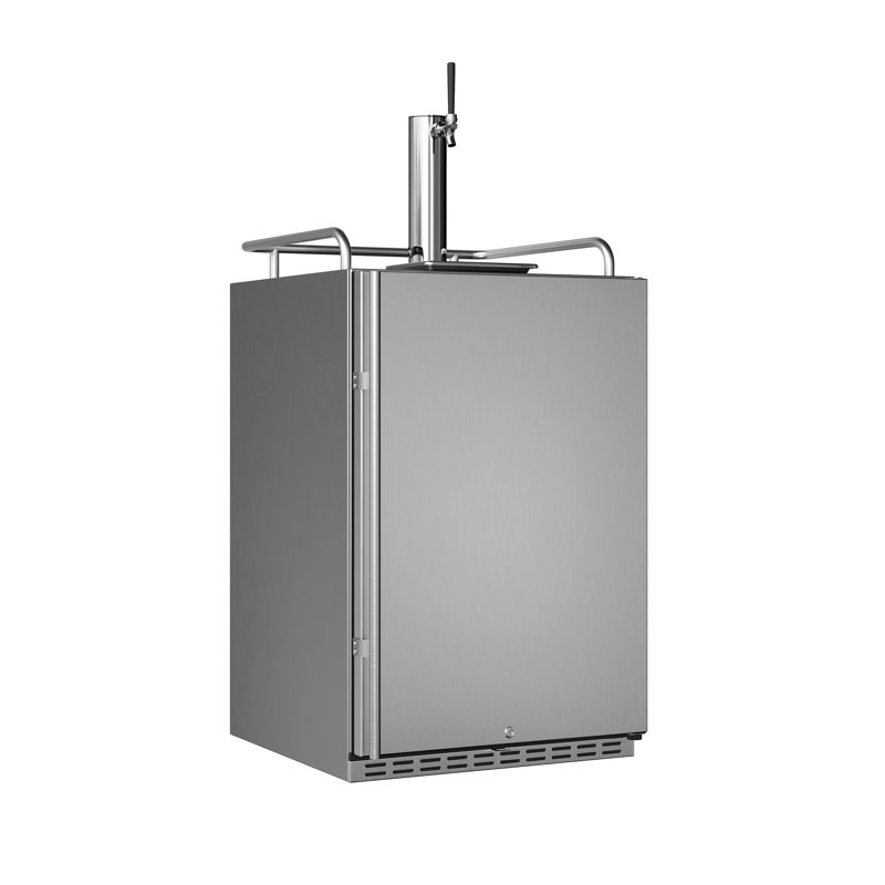 EdgeStar Outdoor Party 6.62 Cubic Feet Silver Outdoor Conversion Kit with Door Lock and