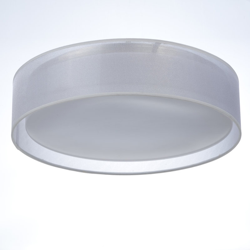 Plafonnier encastré à DEL 5 lumières 20 po Jessalyn, Organza blanc