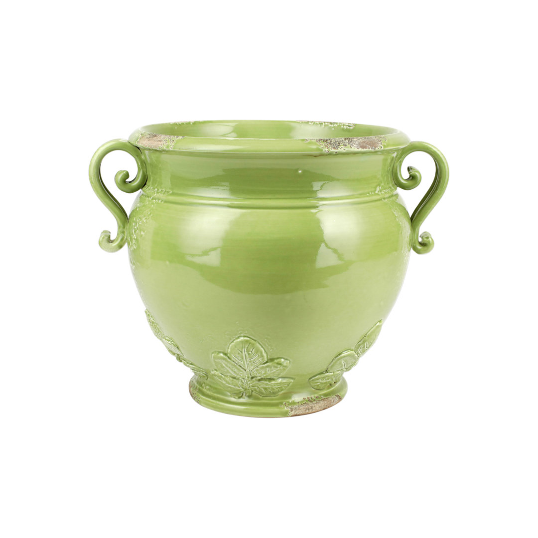 Rustic Garden Basil Round Planter VIETRI 