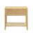 Natural 1-Drawer Nightstand