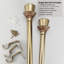 Tringle à rideaux simple ajustable 1 po de diamètre Tyena-87850073-87850074