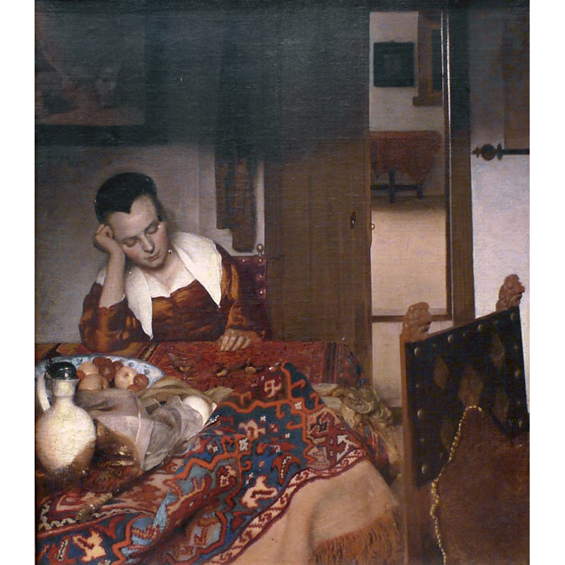 Johannes Vermeer - Wrapped Canvas Print, 77cm H x 51cm W