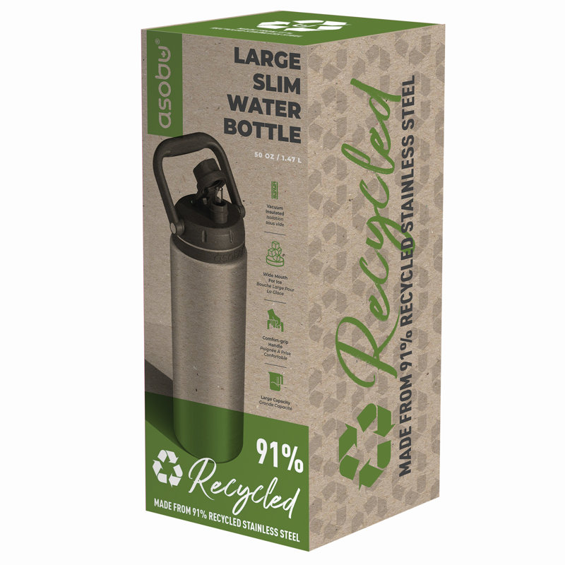 Asobu 1478ml Double Wall Insulated Stainless Steel Water Bottle