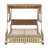 Wood Car Bed with Pillow, Ceiling Cloth-875296575
